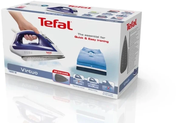 Утюг Tefal FV1711E0 1800Вт синий/белый Утюг Tefal FV1711E0 1800Вт синий/белый