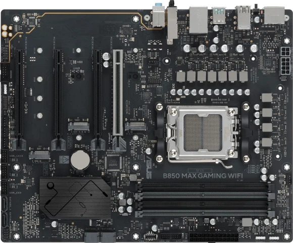 Материнская плата Asus B850 MAX GAMING WIFI Socket AM5 AMD B850 ATX AC`97 8ch(7.1) 2.5Gg RAID+HDMI+DP