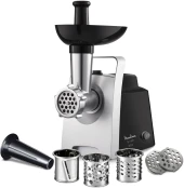 Мясорубка Moulinex ME108832 1400Вт черный/серебристый Мясорубка Moulinex ME108832 1400Вт черный/серебристый