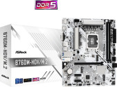 Материнская плата Asrock B760M-HDV/M.2 Soc-1700 Intel B760 2xDDR5 mATX AC`97 8ch(7.1) 2.5Gg RAID+VGA+HDMI+DP Материнская плата Asrock B760M-HDV/M.2 Soc-1700 Intel B760 2xDDR5 mATX AC`97 8ch(7.1) 2.5Gg RAID+VGA+HDMI+DP