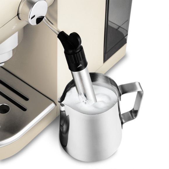 Кофеварка рожковая Kitfort КТ-783-1 1360Вт бежевый Кофеварка рожковая Kitfort КТ-783-1 1360Вт бежевый