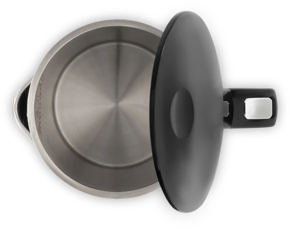 Чайник электрический Hyundai HYK-S4017 1.7л. 2200Вт черный корпус: металл