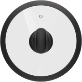 Крышка Rondell Weller RDA-1499 d=28см крыш.прозрачный руч.черная