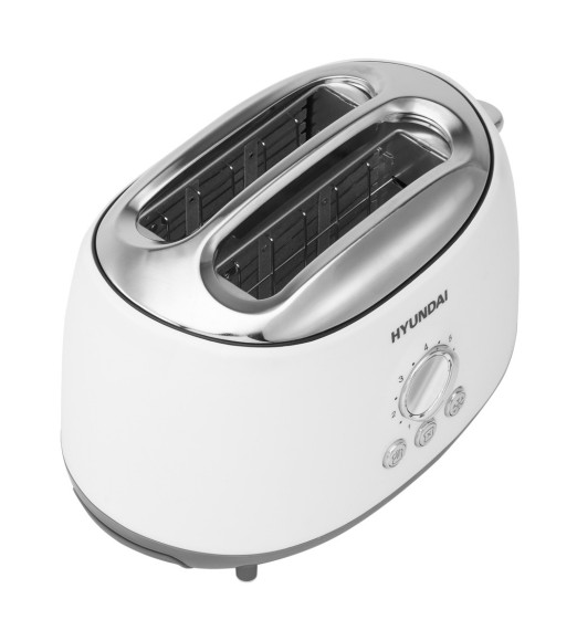 Тостер Hyundai HYT-8003 700Вт белый/серый Тостер Hyundai HYT-8003 700Вт белый/серый
