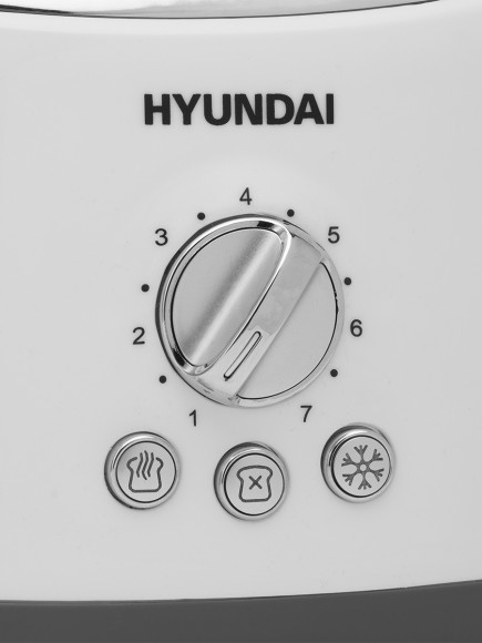 Тостер Hyundai HYT-8003 700Вт белый/серый Тостер Hyundai HYT-8003 700Вт белый/серый