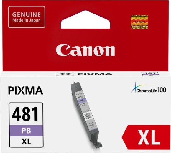 Картридж струйный Canon CLI-481XLPB 2048C001 фото голубой (8.3мл) для Canon PixmaTS8140TS/TS9140 без чипа