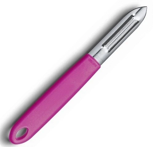 Овощечистка для овощей и фруктов Victorinox Swiss Classic розовый упак.:защита лезвия (7.6077.5) Овощечистка для овощей и фруктов Victorinox Swiss Classic розовый упак.:защита лезвия (7.6077.5)