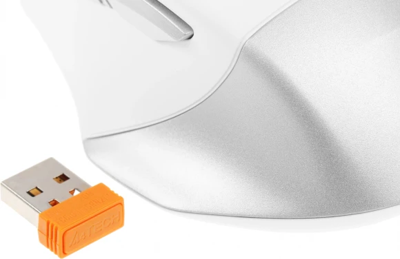 Мышь A4Tech Fstyler FB35C белый оптическая 2000dpi беспров. BT/Radio USB 6but (FB35C ICY WHITE)
