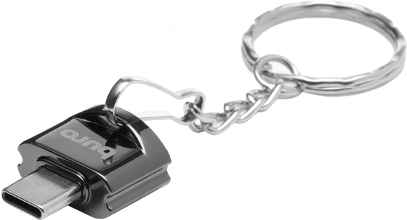 Устройство чтения карт памяти USB Type-C Buro BU-CR-201 черный