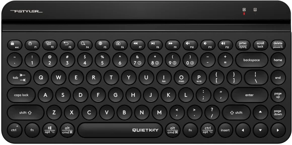 Клавиатура A4Tech Fstyler FBK30 черный USB беспроводная BT/Radio slim Multimedia (FBK30 BLACK)