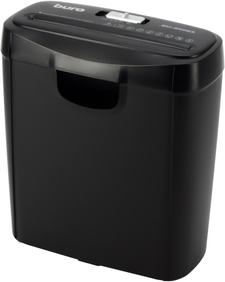 Шредер Buro Home BU-S606S черный (секр.Р-2) ленты 6лист. 11лтр. пл.карты Шредер Buro Home BU-S606S черный (секр.Р-2) ленты 6лист. 11лтр. пл.карты