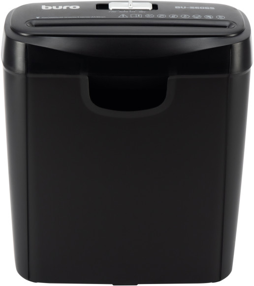 Шредер Buro Home BU-S606S черный (секр.Р-2) ленты 6лист. 11лтр. пл.карты Шредер Buro Home BU-S606S черный (секр.Р-2) ленты 6лист. 11лтр. пл.карты
