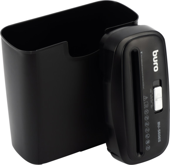 Шредер Buro Home BU-S606S черный (секр.Р-2) ленты 6лист. 11лтр. пл.карты Шредер Buro Home BU-S606S черный (секр.Р-2) ленты 6лист. 11лтр. пл.карты