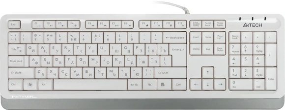 Клавиатура A4Tech Fstyler FK10 белый/серый USB (FK10 WHITE) Клавиатура A4Tech Fstyler FK10 белый/серый USB (FK10 WHITE)