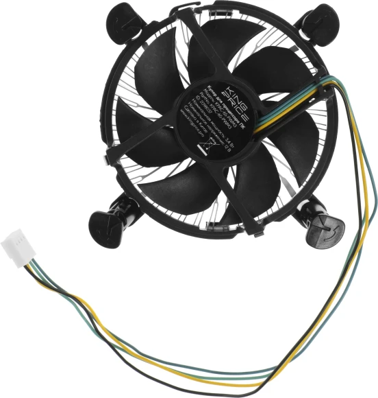 Устройство охлаждения(кулер) KingPrice KPAC-65-PWM3 Soc-1200/1150/1151/1155 черный 4-pin 18-35dB Al 65W 140gr Ret