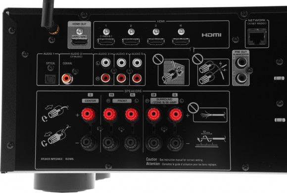 Ресивер AV Yamaha RX-V4A 5.2 черный Ресивер AV Yamaha RX-V4A 5.2 черный