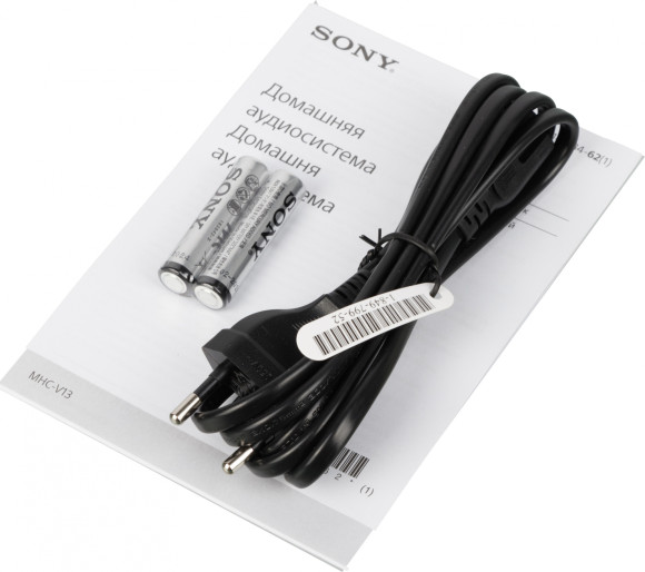 Минисистема Sony MHC-V13 черный CD CDRW FM USB BT Минисистема Sony MHC-V13 черный CD CDRW FM USB BT
