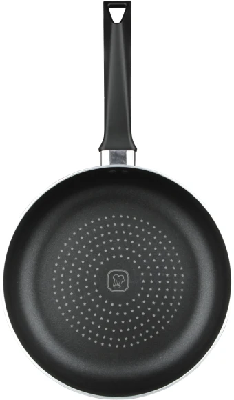 Сковорода Rondell Arabesco RDA-778 круглая 28см покрытие: Xylan Plus ручка несъемная (без крышки) серый