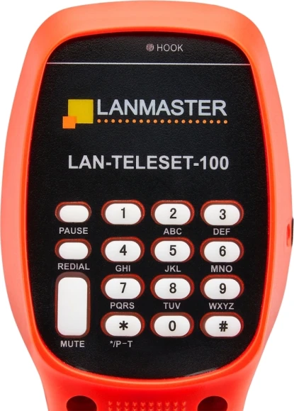 Трубка телефонная Lanmaster LAN-TELESET-100 для тестирования красный Трубка телефонная Lanmaster LAN-TELESET-100 для тестирования красный