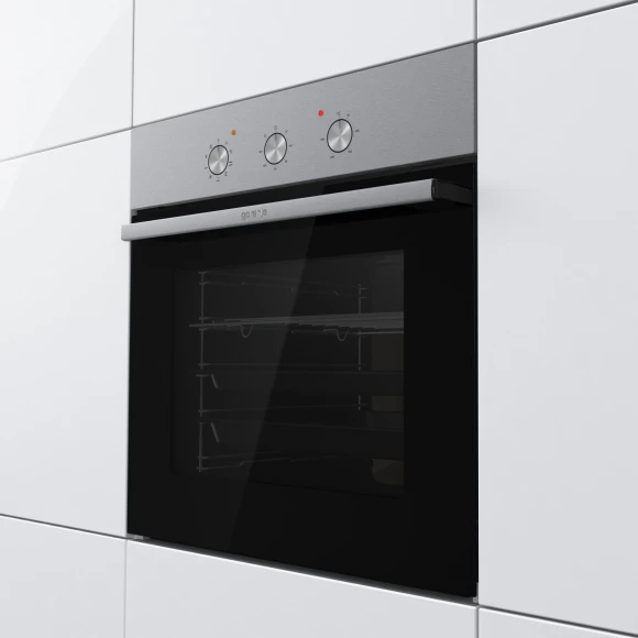 Духовой шкаф Электрический Gorenje BO6727E03NX черный/серебристый Духовой шкаф Электрический Gorenje BO6727E03NX черный/серебристый