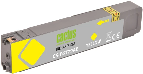 Картридж струйный Cactus CS-F6T79AE 913A желт.пигм. (55мл) для HP PW 352dw/377dw/Pro 477dw/452dw с чипом Картридж струйный Cactus CS-F6T79AE 913A желт.пигм. (55мл) для HP PW 352dw/377dw/Pro 477dw/452dw с чипом