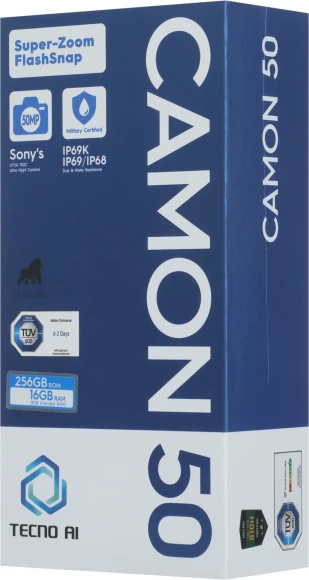 Смартфон Tecno Camon 50 256Gb 8Gb черный моноблок 3G 4G 2Sim 6.78" 1208x2644 Android 16 50Mpix 802.11 a/b/g/n/ac NFC GPS GSM900/1800 GSM1900 Protect FM Смартфон Tecno Camon 50 256Gb 8Gb черный моноблок 3G 4G 2Sim 6.78" 1208x2644 Android 16 50Mpix 802.11 a/b/g/n/ac NFC GPS GSM900/1800 GSM1900 Protect FM