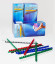 Пружины для переплета пластиковые Office Kit d=6мм 2-25лист A4 белый (100шт) BP2001