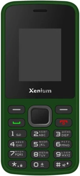 Мобильный телефон Xenium X175 зеленый моноблок 2Sim 1.77" 128x160 Nucleus GSM900/1800 MP3 FM