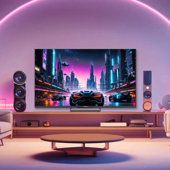 Телевизор LED Skyworth 55" 55X87G QD-Mini LED Magic Sound Game TV Frameless черный 4K Ultra HD 144Hz MEMC DVB-T DVB-T2 DVB-C DVB-S DVB-S2 USB WiFi Smart TV Телевизор LED Skyworth 55" 55X87G QD-Mini LED Magic Sound Game TV Frameless черный 4K Ultra HD 144Hz MEMC DVB-T DVB-T2 DVB-C DVB-S DVB-S2 USB WiFi Smart TV