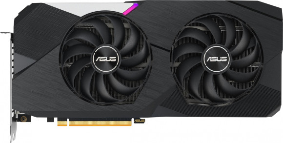 Видеокарта Asus PCI-E 4.0 DUAL-RX6750XT-O12G AMD Radeon RX 6750XT 12Gb 192bit GDDR6 2512/18000 HDMIx1 DPx3 HDCP Ret