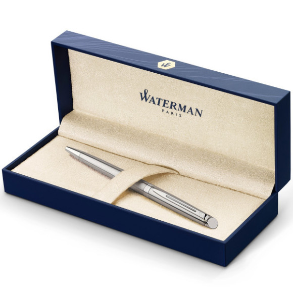 Ручка шариков. Waterman Hemisphere (S0920470) Steel CT M син. черн. подар.кор. Ручка шариков. Waterman Hemisphere (S0920470) Steel CT M син. черн. подар.кор.