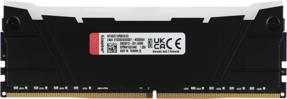 Память DDR4 32GB 3200MHz Kingston KF432C16RB2A/32 Fury Renegade RGB RTL Gaming PC4-25600 CL16 DIMM 288-pin 1.35В dual rank с радиатором Ret