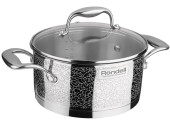 Кастрюля Rondell Vintage RDS-343 3л. d=20см (с крышкой) стальной Кастрюля Rondell Vintage RDS-343 3л. d=20см (с крышкой) стальной