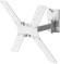 Кронштейн для телевизора Holder LCD-5520-B белый 32"-55" макс.45кг настенный поворотно-выдвижной и наклонный