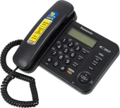 Телефон проводной Panasonic KX-TS2358RUB черный Телефон проводной Panasonic KX-TS2358RUB черный