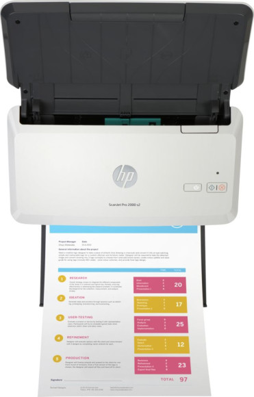 Сканер протяжный HP ScanJet Pro 2000 S2 (6FW06A) A4 Сканер протяжный HP ScanJet Pro 2000 S2 (6FW06A) A4