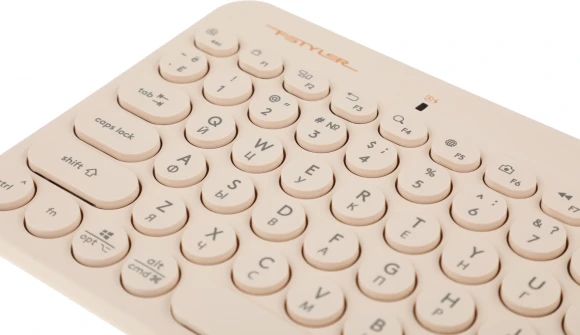 Клавиатура A4Tech Fstyler FBK36C AS бежевый USB беспроводная BT/Radio slim Multimedia (FBK36C AS)