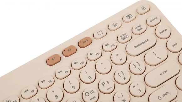 Клавиатура A4Tech Fstyler FBK36C AS бежевый USB беспроводная BT/Radio slim Multimedia (FBK36C AS)