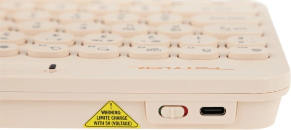 Клавиатура A4Tech Fstyler FBK36C AS бежевый USB беспроводная BT/Radio slim Multimedia (FBK36C AS)