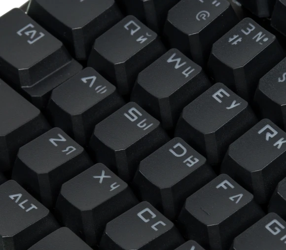 Клавиатура A4Tech B975 механическая черный USB Multimedia for gamer LED (подставка для запястий) кабель 1.8м