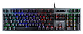 Клавиатура A4Tech B765 механическая серый USB for gamer LED (B765 GREY/NEON (GREEN SWITCH)) кабель 1.8м