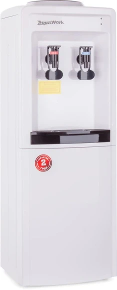 Кулер Aqua Work 0.8-LR напольный компрессорный белый/черный