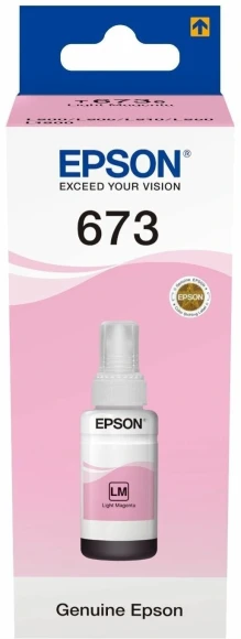 Чернила Epson 673 C13T673698 (аналог C13T67364A) светло-пурпурный 70мл для Epson L800/L810/L850/L1800 Чернила Epson 673 C13T673698 (аналог C13T67364A) светло-пурпурный 70мл для Epson L800/L810/L850/L1800