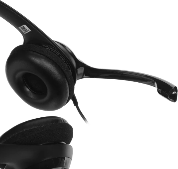 Наушники с микрофоном Logitech H390 черный 1.9м накладные USB оголовье (981-000803)