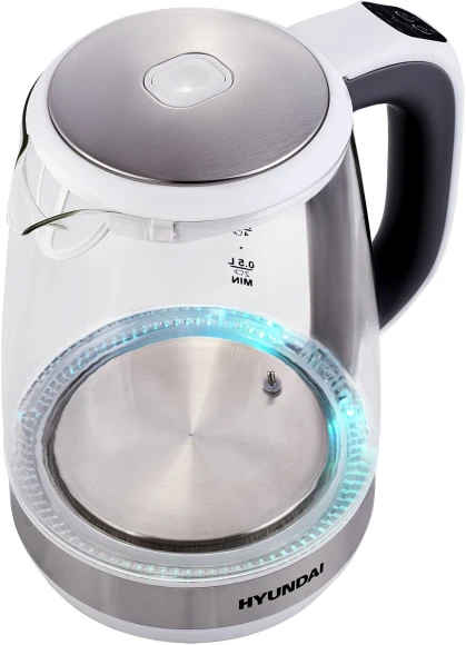 Чайник электрический Hyundai HYK-G8880 2л. 2200Вт серый/серебристый корпус: стекло Чайник электрический Hyundai HYK-G8880 2л. 2200Вт серый/серебристый корпус: стекло