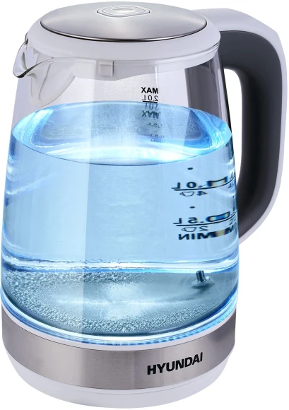 Чайник электрический Hyundai HYK-G8880 2л. 2200Вт серый/серебристый корпус: стекло Чайник электрический Hyundai HYK-G8880 2л. 2200Вт серый/серебристый корпус: стекло