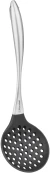 Шумовка для первых/вторых блюд Rondell Modern RD-1744 черный/стальной упак.:картонная подложка