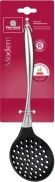 Шумовка для первых/вторых блюд Rondell Modern RD-1744 черный/стальной упак.:картонная подложка Шумовка для первых/вторых блюд Rondell Modern RD-1744 черный/стальной упак.:картонная подложка