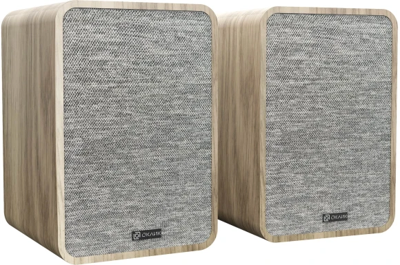 Колонки Оклик OK-417A 2.0 св.дерево 40Вт BT