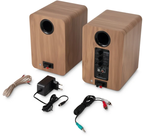 Колонки Оклик OK-417A 2.0 св.дерево 40Вт BT